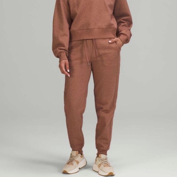 Lululemon thick cotton scuba joggers pants sweatpants sz 6 small back to school - Picture 1 of 9